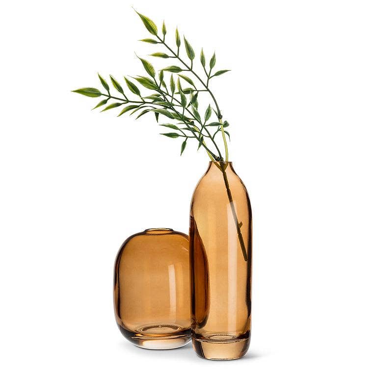 Dark Amber Vase
