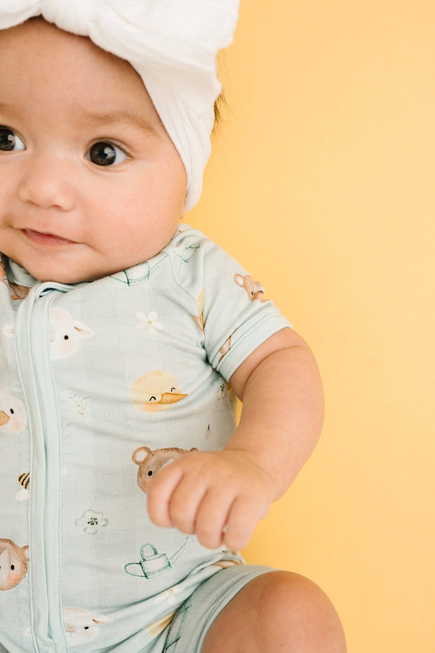 Springtime Pals Bamboo Short Romper
