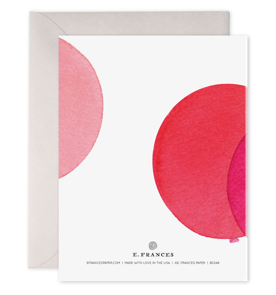 Pink Balloons | Birthday Greeting Card