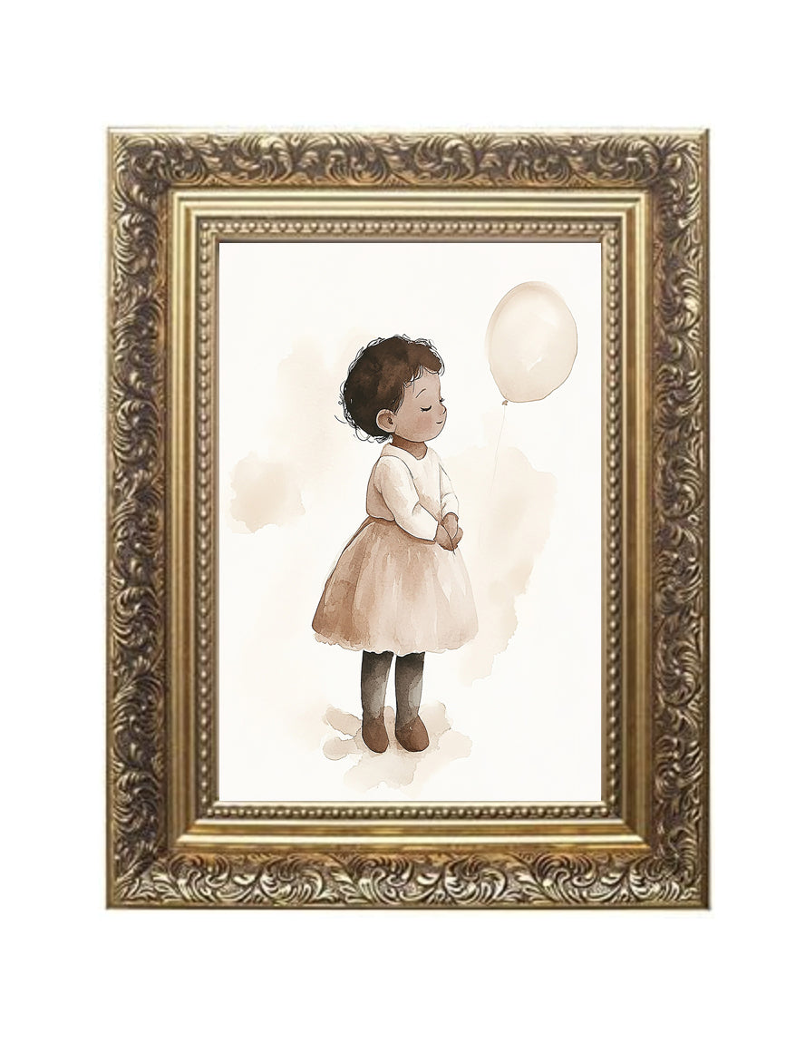 Girl with a Balloon Digital Print