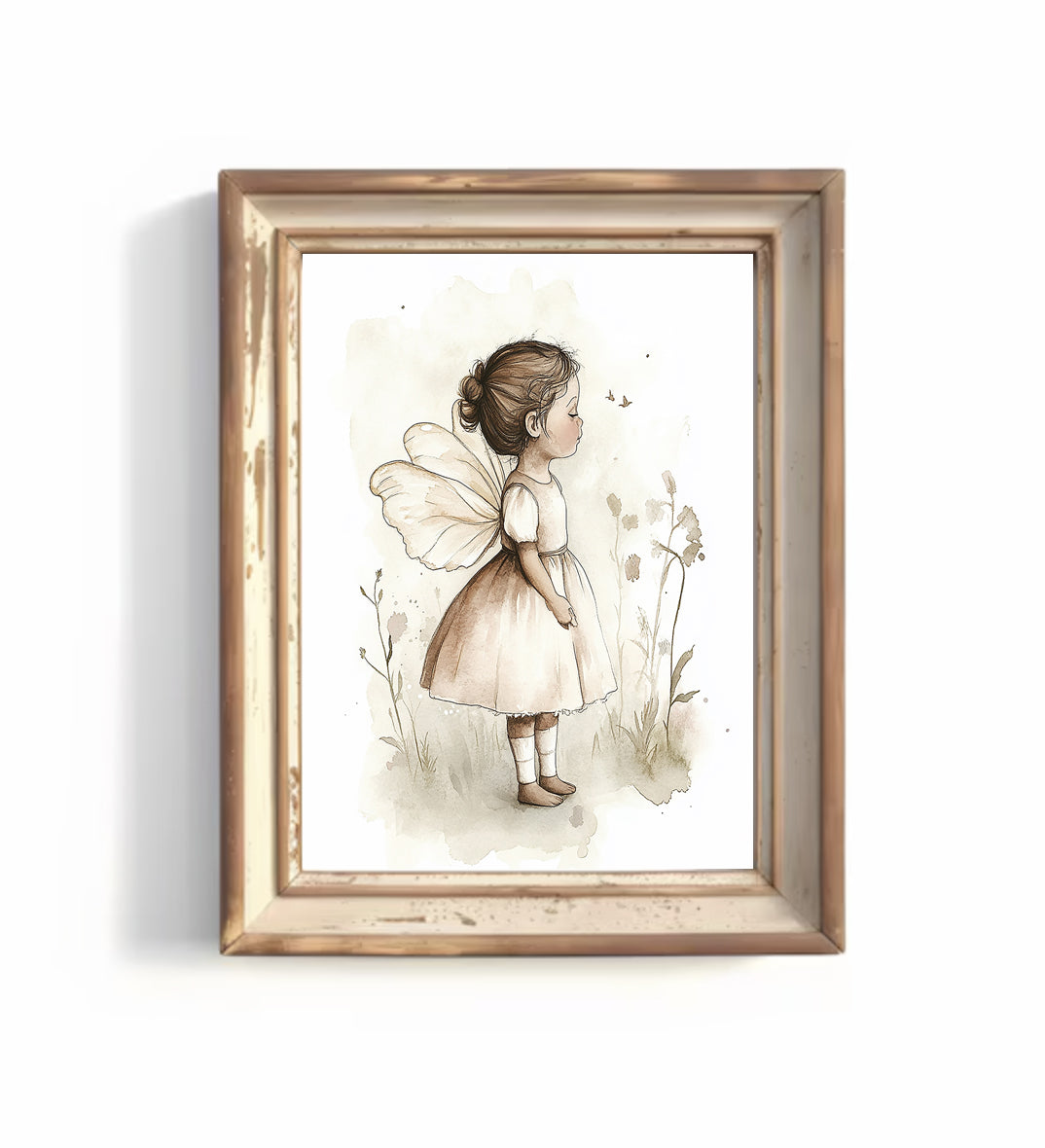 Sweet Winged Girl Digital Print