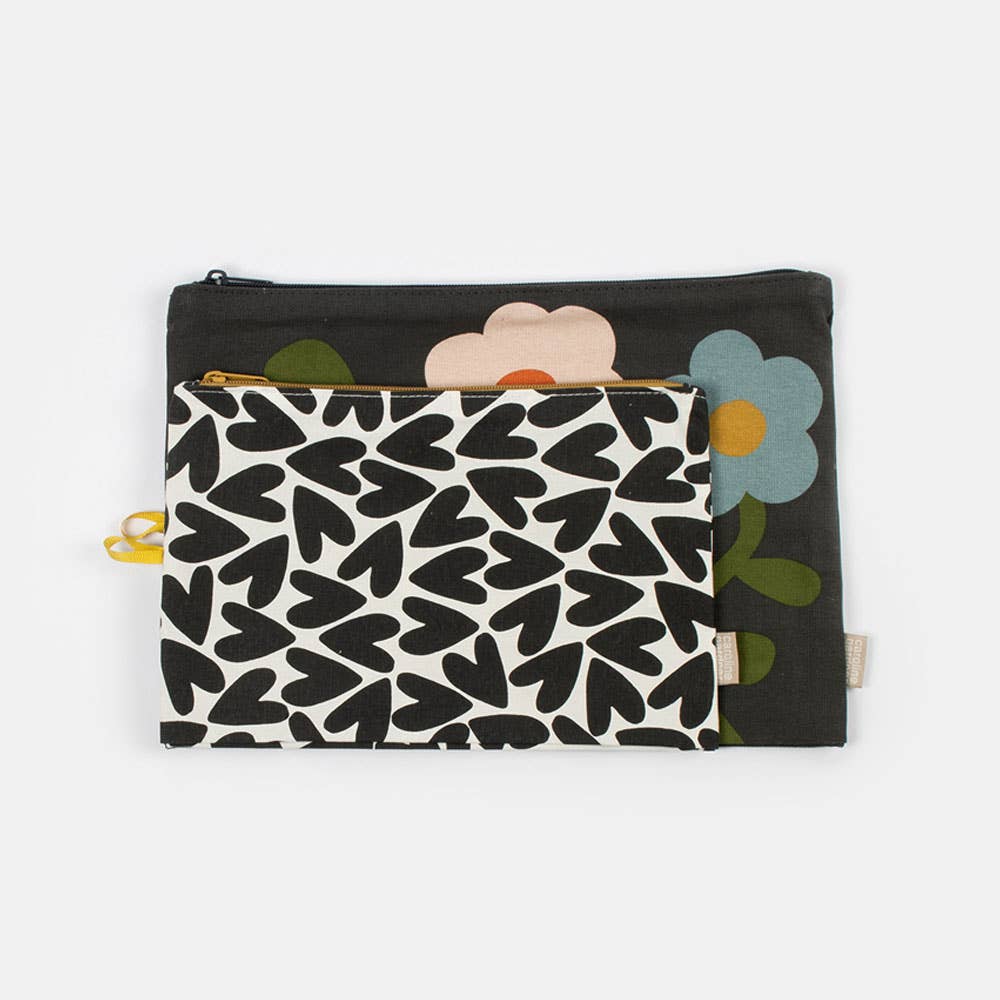 Multi Floral Travel Pouch