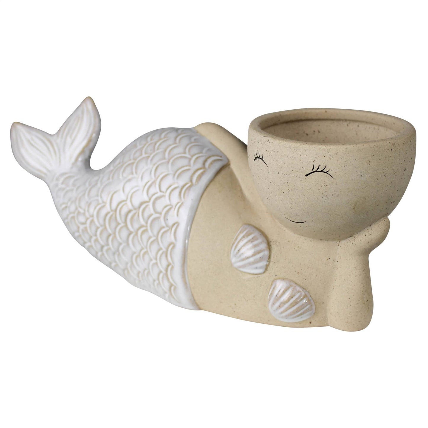 Laying Mermaid Planter
