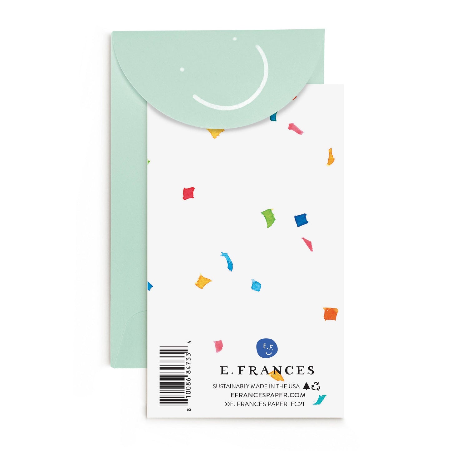 Colorful Congrats Enclosure Card