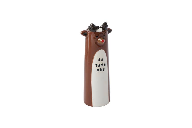 Reindeer Bud Vase In Gift Box
