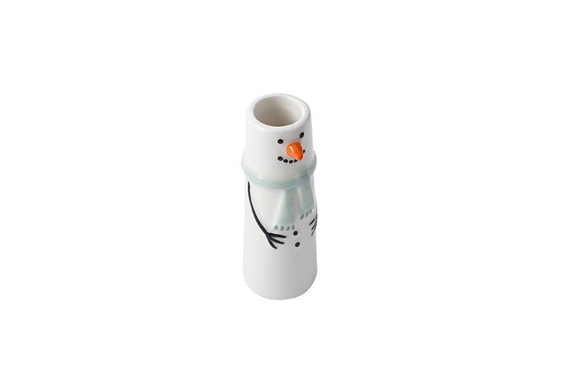 Snowman Bud Vase In Gift Box