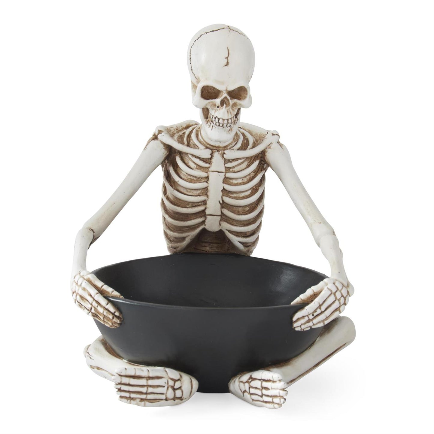 Skeleton Holding Bowl