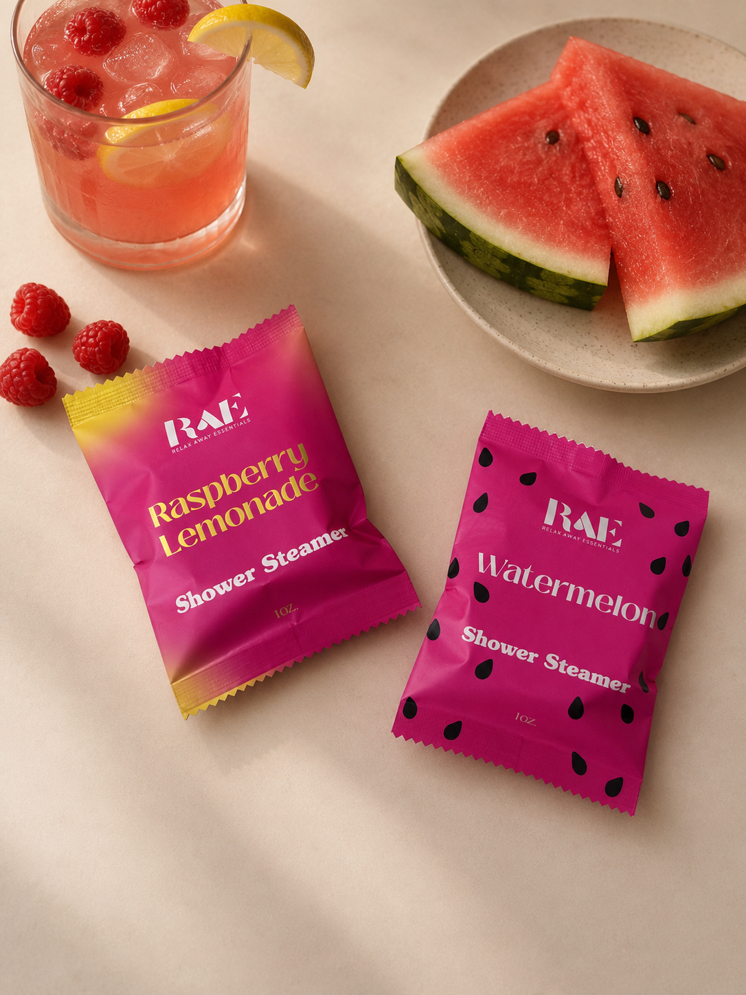 Raspberry Lemonade Shower Steamer