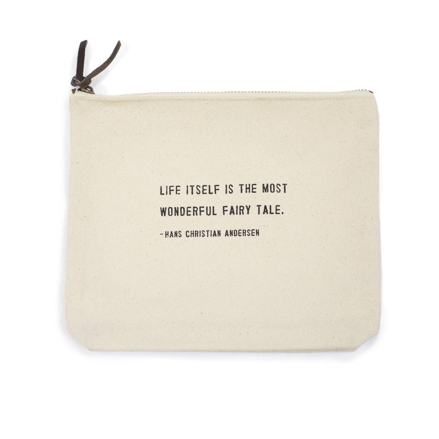Life Itself (Hans Christian Andersen) Canvas Zip Bag