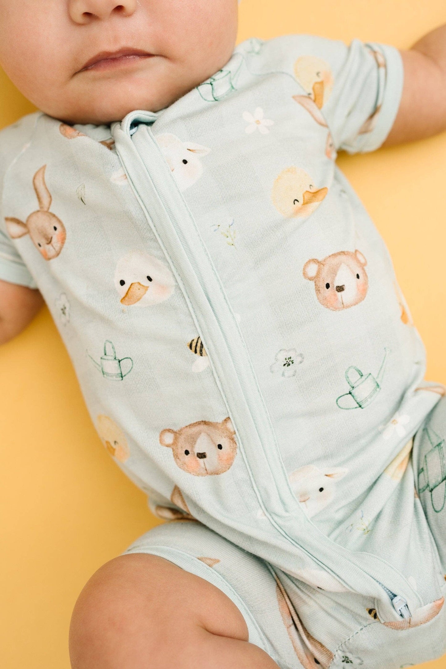 Springtime Pals Bamboo Short Romper