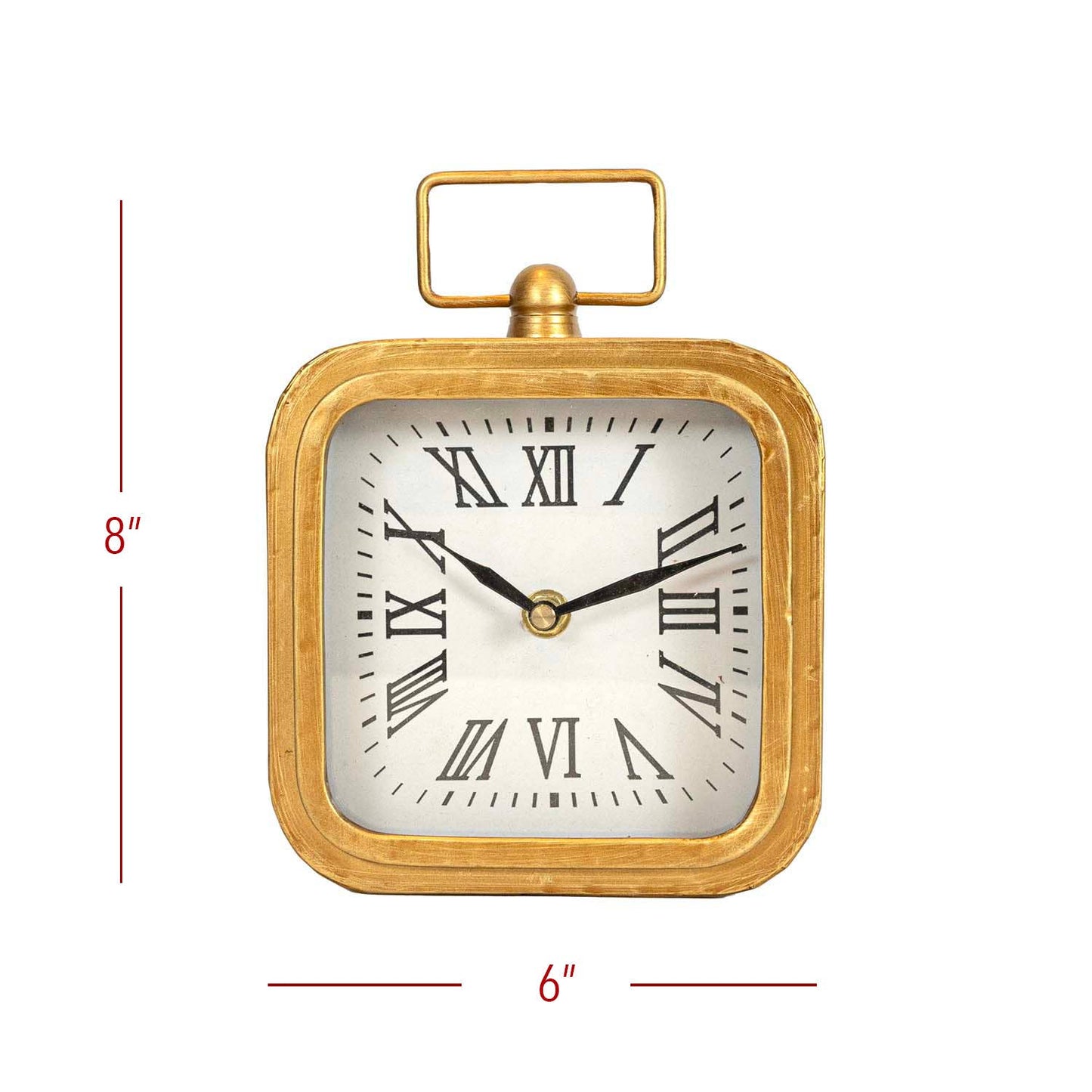 Brass Tabletop Clock