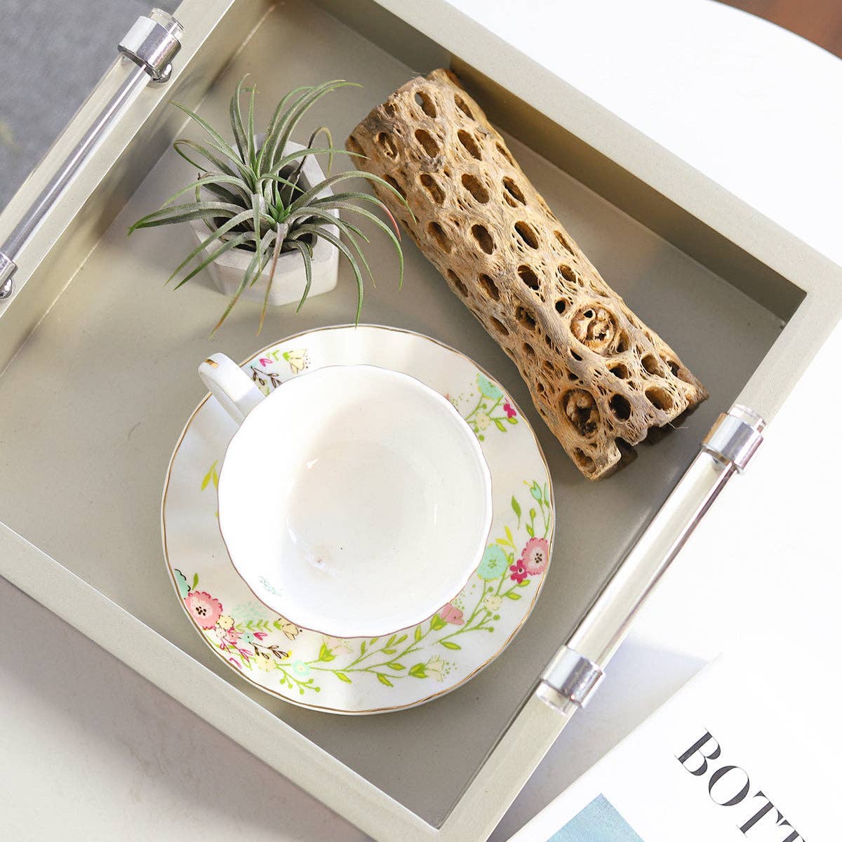 Heart-shaped Cement Mini Pot for Succulent & Air Plant Decor