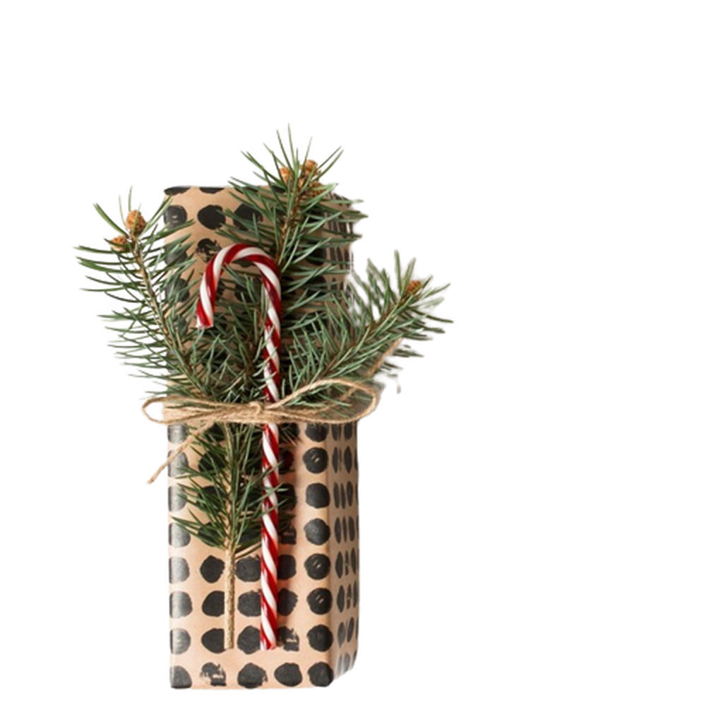 6" Red and White Polyresin Candy Cane