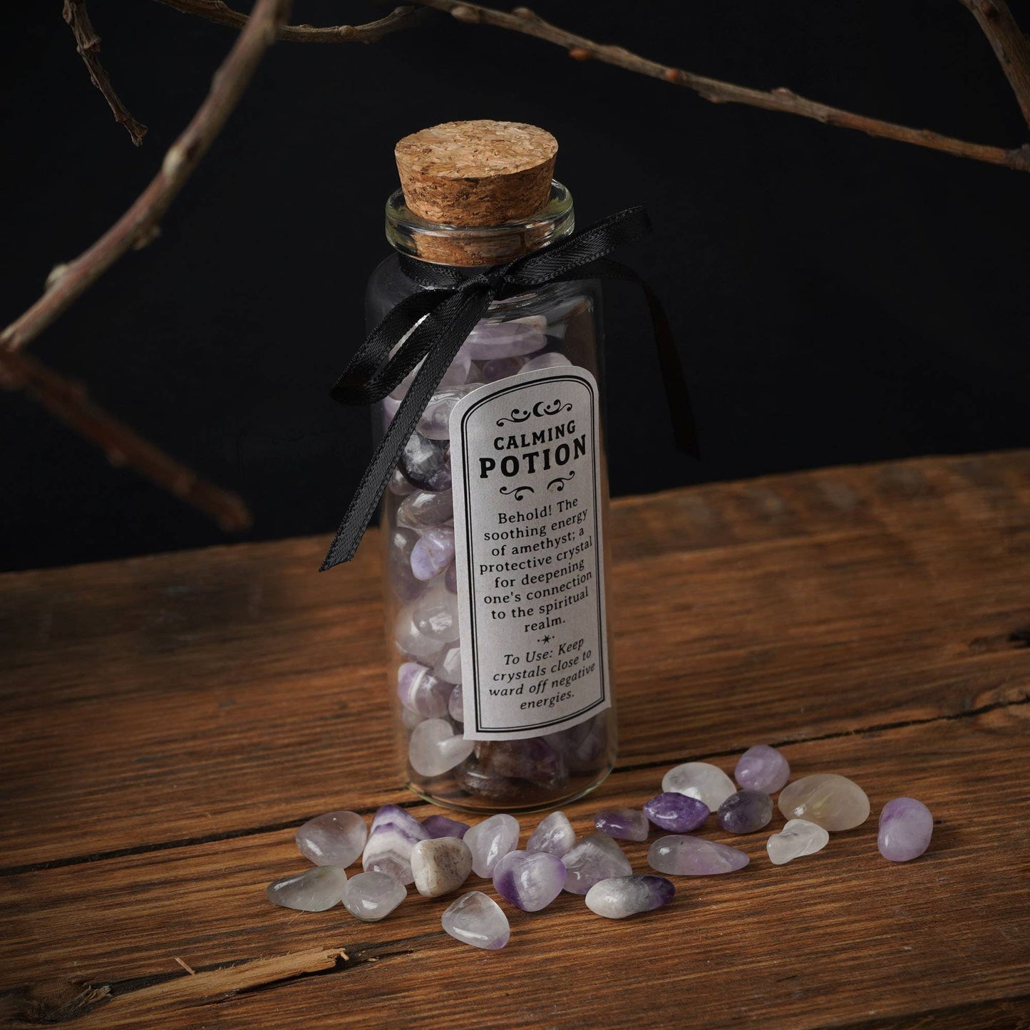 Enchanted Emporium 24pcs Crystal Potion Bottles