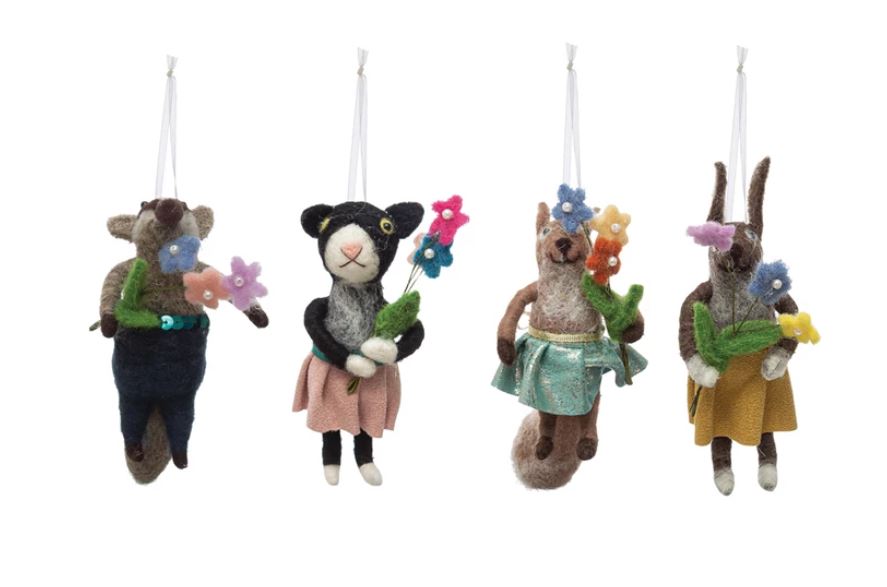 Animals with Flowers