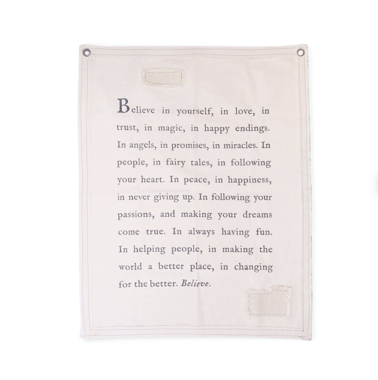 Believe in Yourself Canvas Wall Hanging 31.5" X 40"