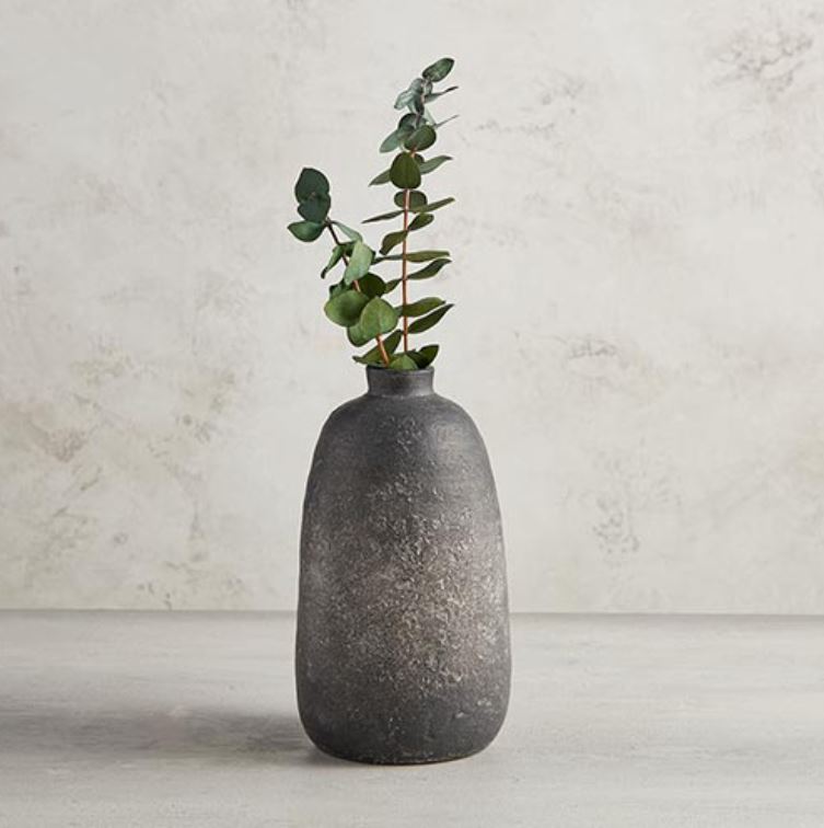 Rustic Black Vase