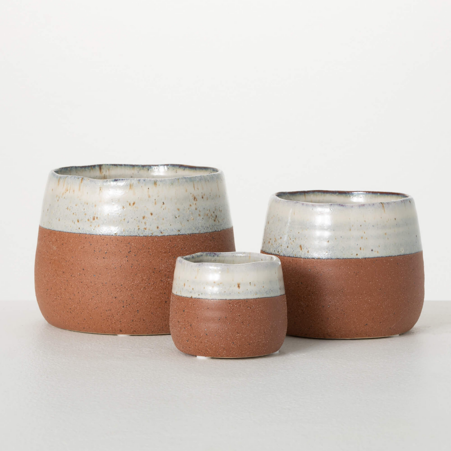 Desert Toned Glazed Planters