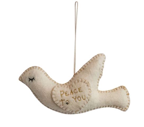 Peace To You Dove Ornament