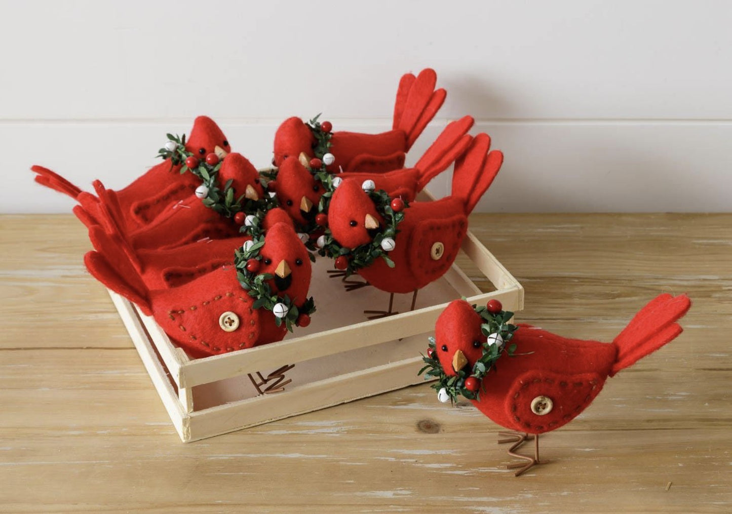 Felted Cardinal