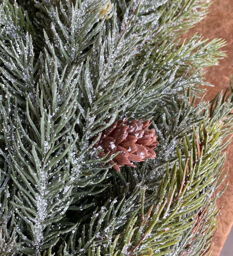 Frosted Spruce Half Sphere