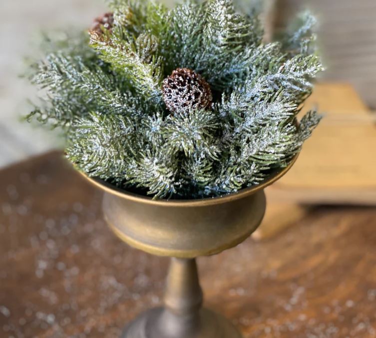 Frosted Spruce Half Sphere