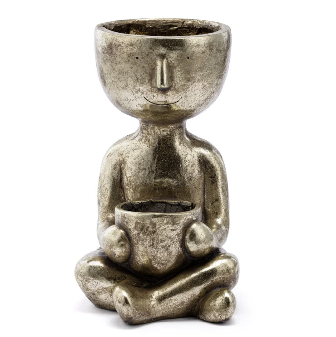 Sitting Two Pot Outdoor Planter