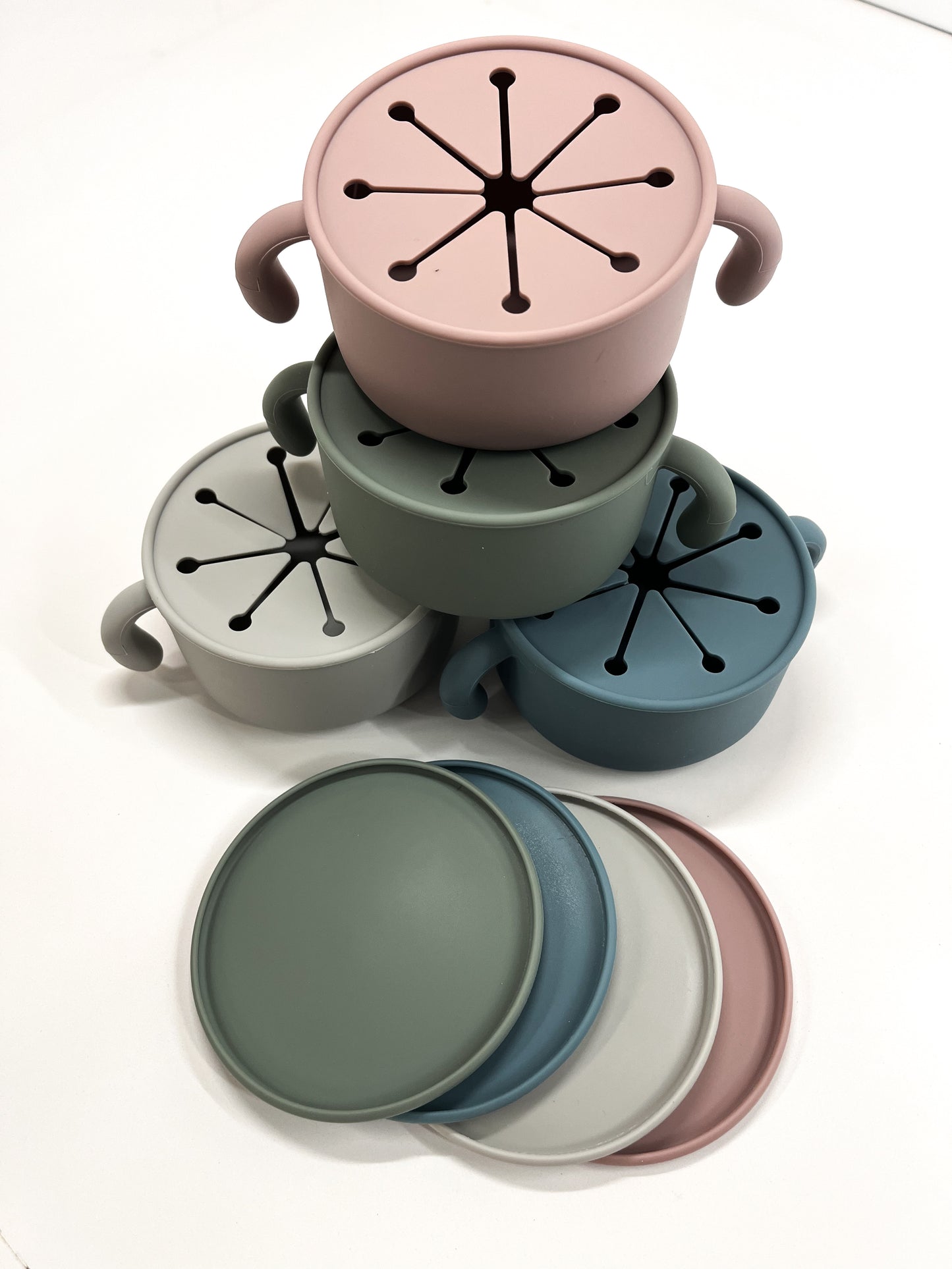 Silicone Snack Cup with Lid