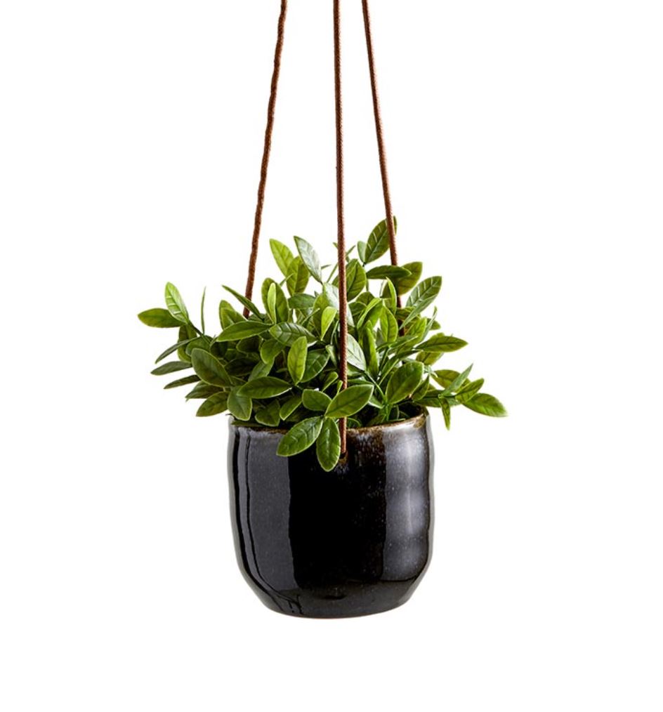 Navy Hanging Planter