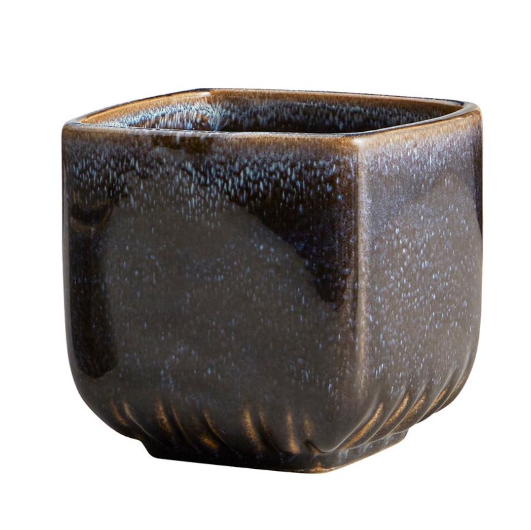 Navy Square Pot