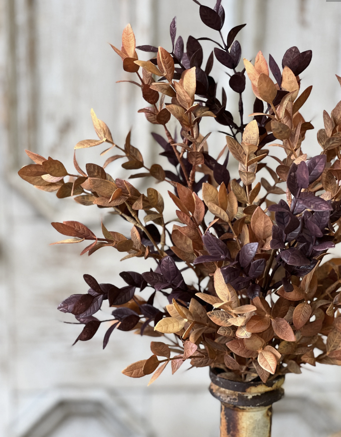 Ombre Woods Bush Fall Floral 18"