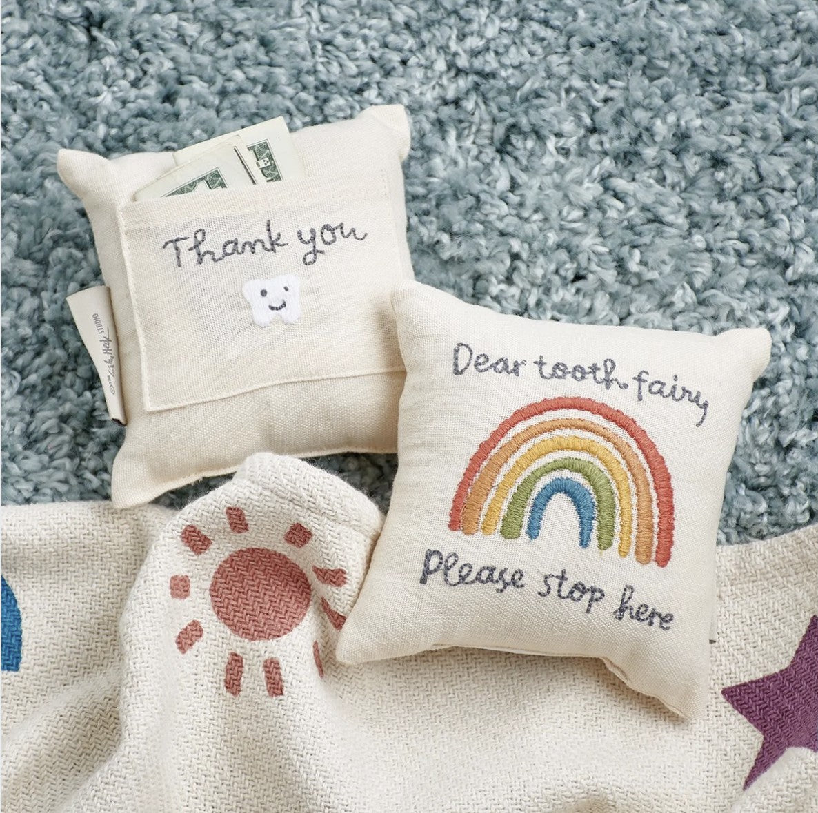 Tooth Fairy Pillow - Rainbow