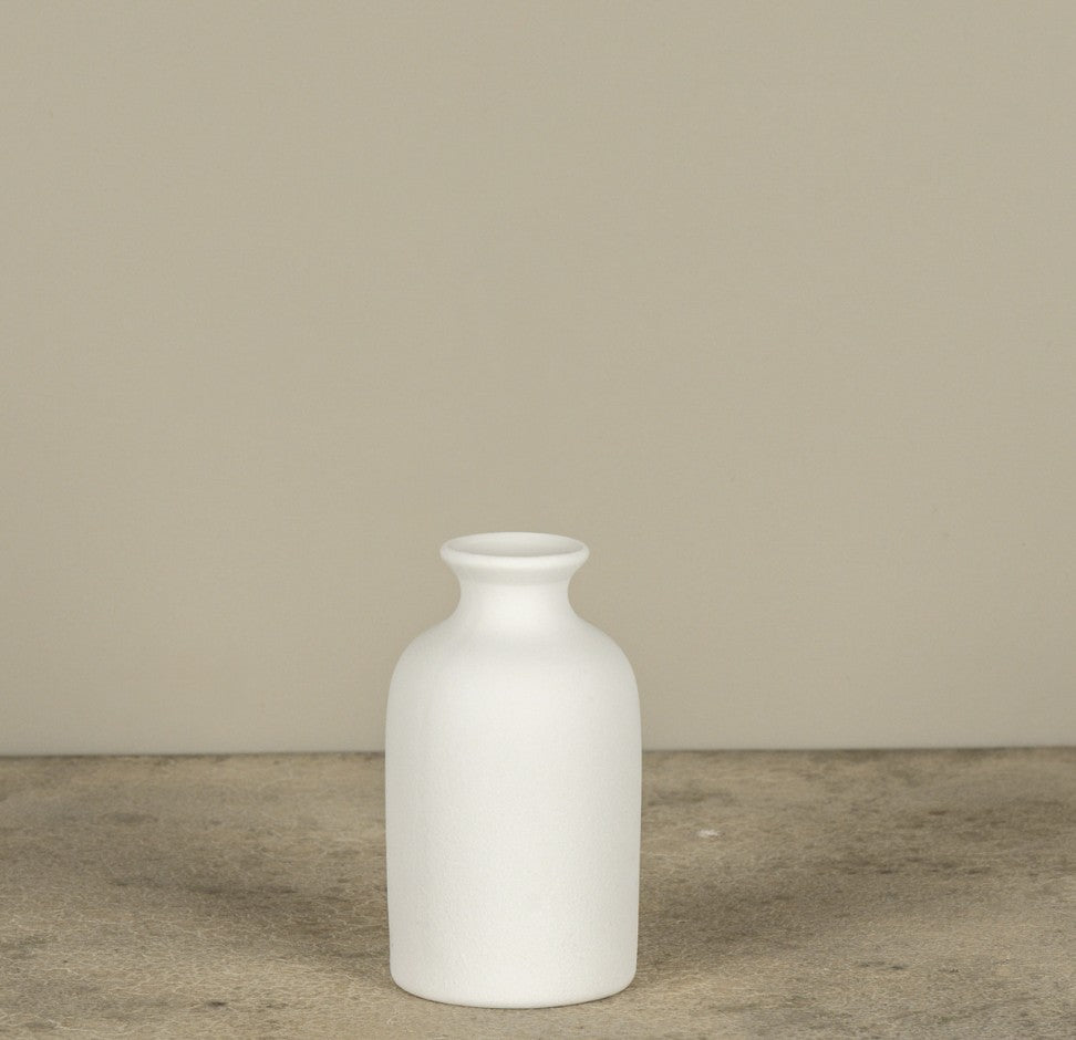 White Bud Vase