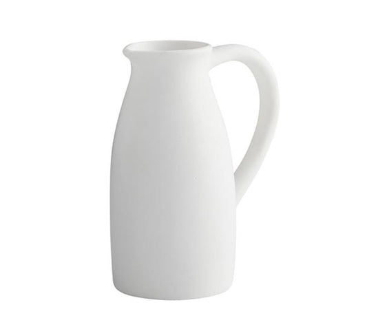 White Ceramic Pitcher