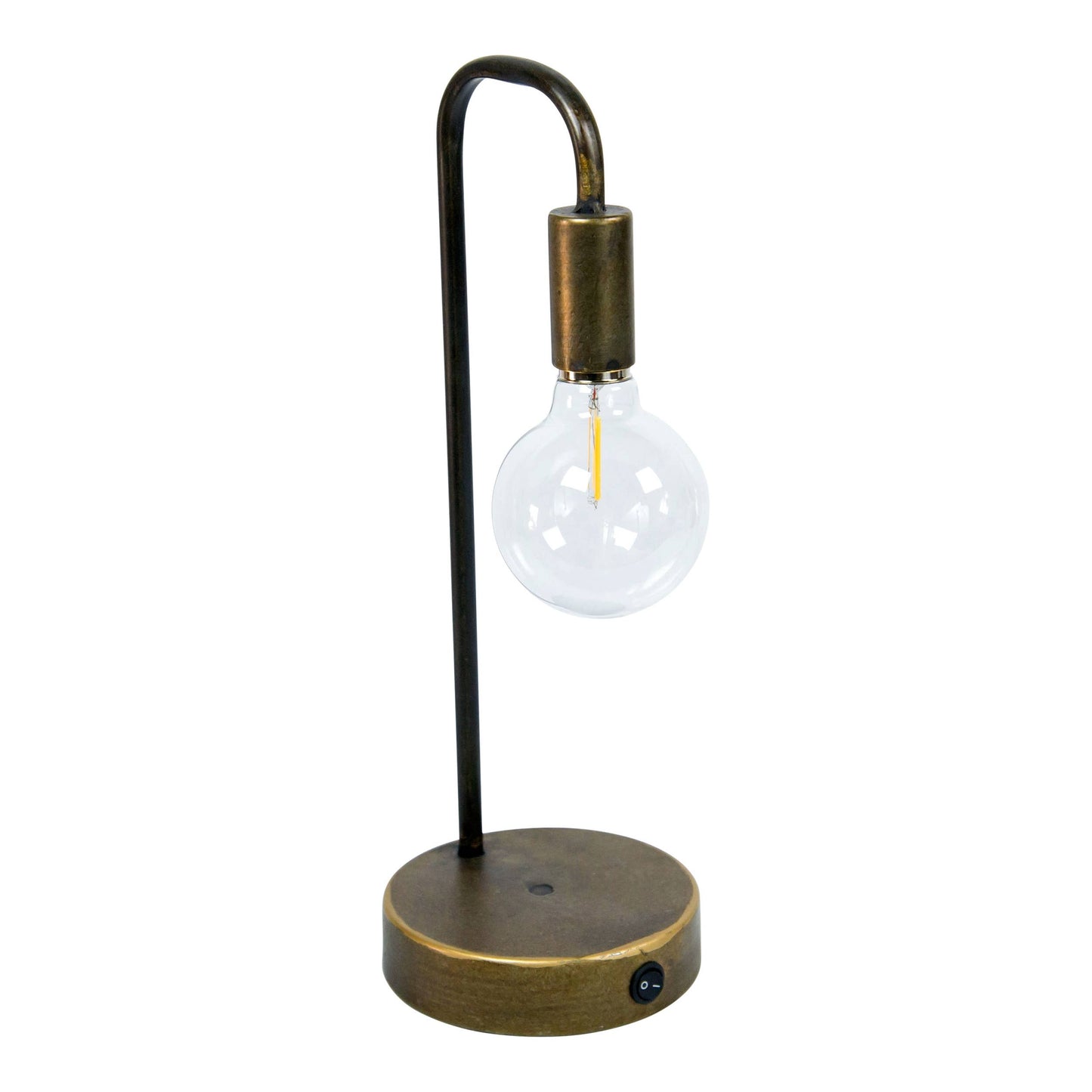 SALE VIP Metal 13.78 in. Bronze Hooked Edison Style Lantern
