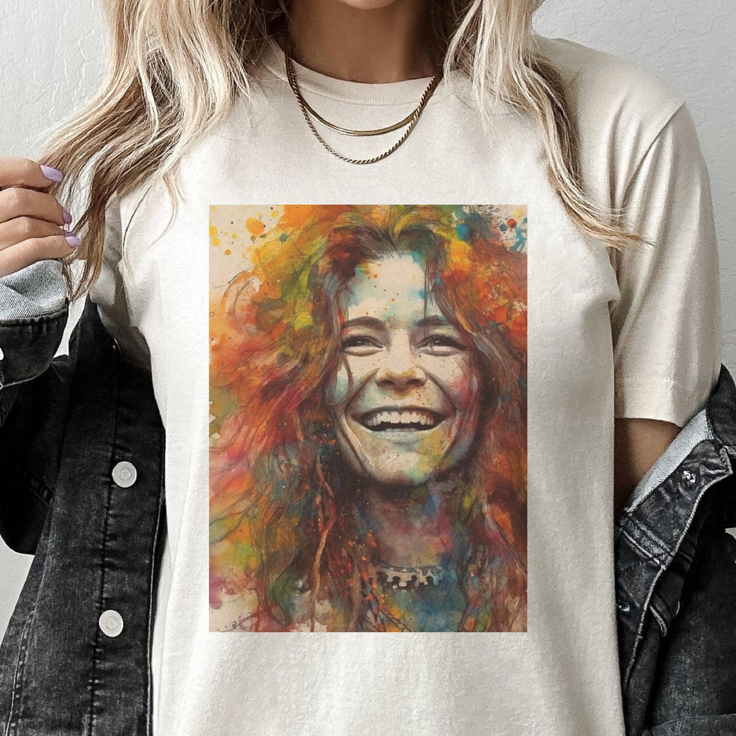 Janice Joplin Music Icon Tee Joplin Rock and Roll T-shirts