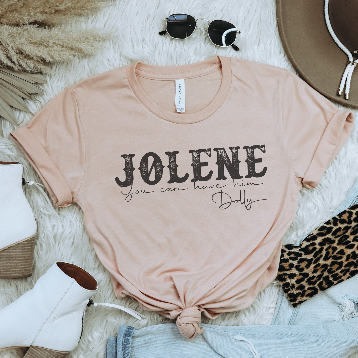 Jolene You Can Have Him Western Graphic T-Shirt
