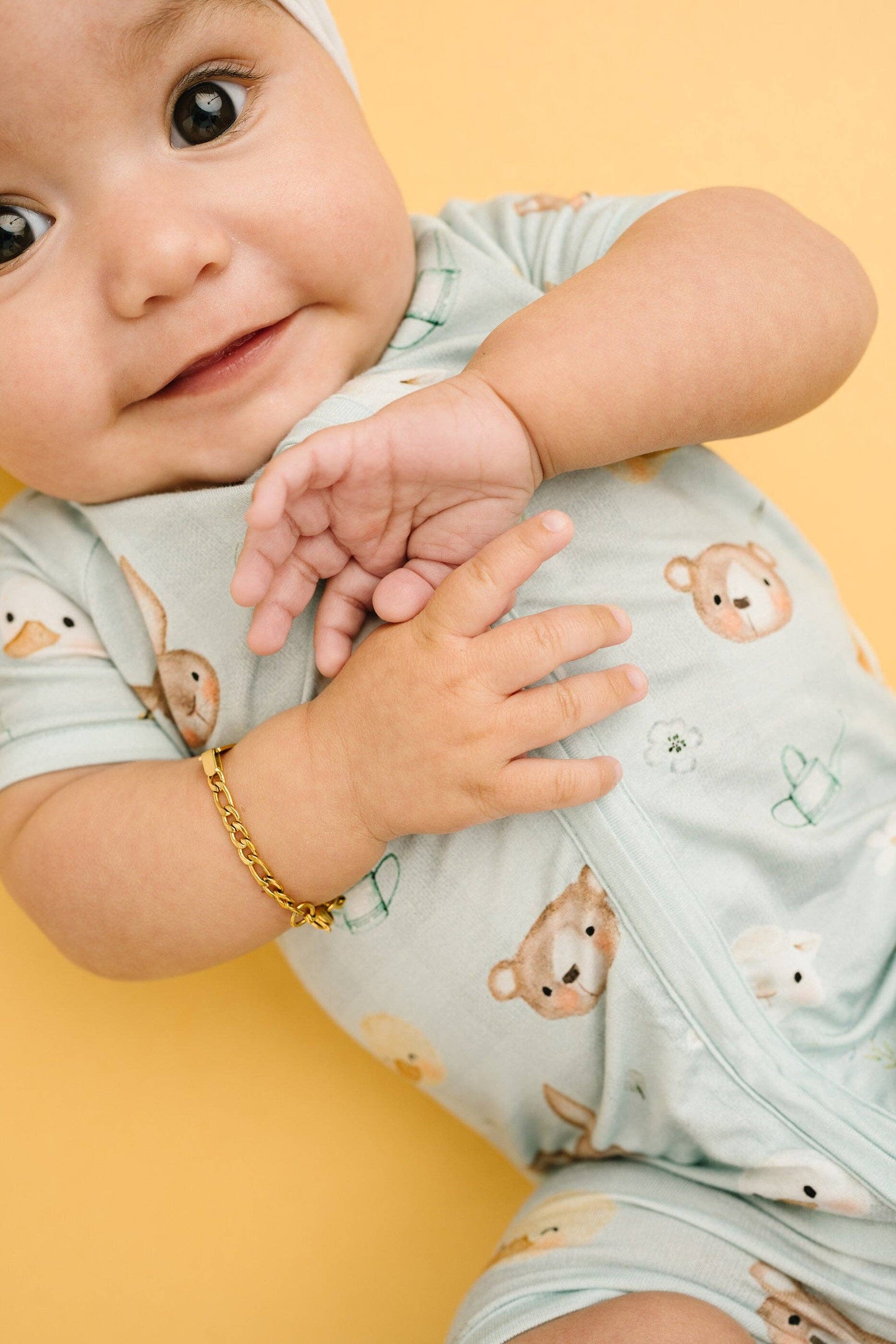 Springtime Pals Bamboo Short Romper