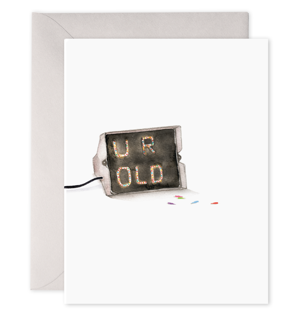 Lite Brite | UR Old Birthday Card