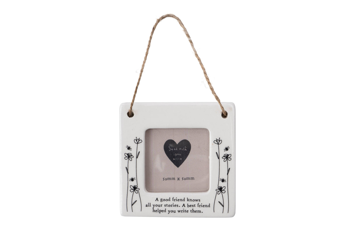 Send With Love 'Best Friends' Mini Ceramic Photo Frame