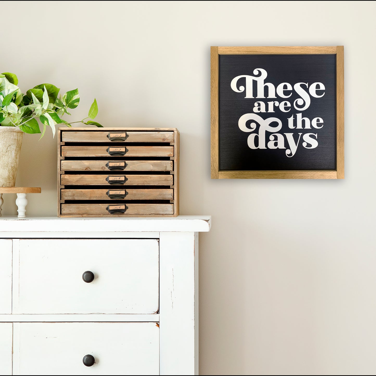 These Are the Days Wood Sign