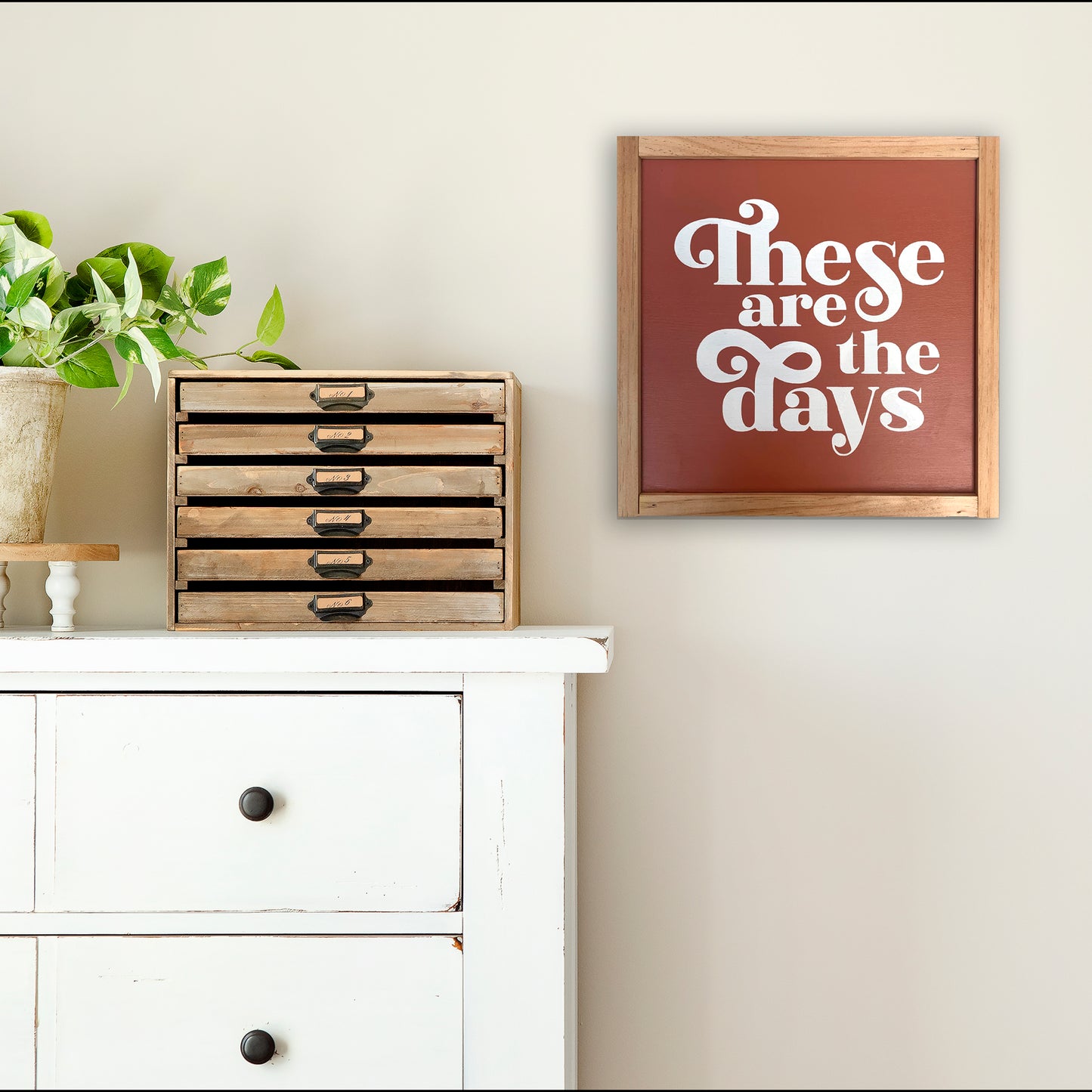 These Are the Days Wood Sign