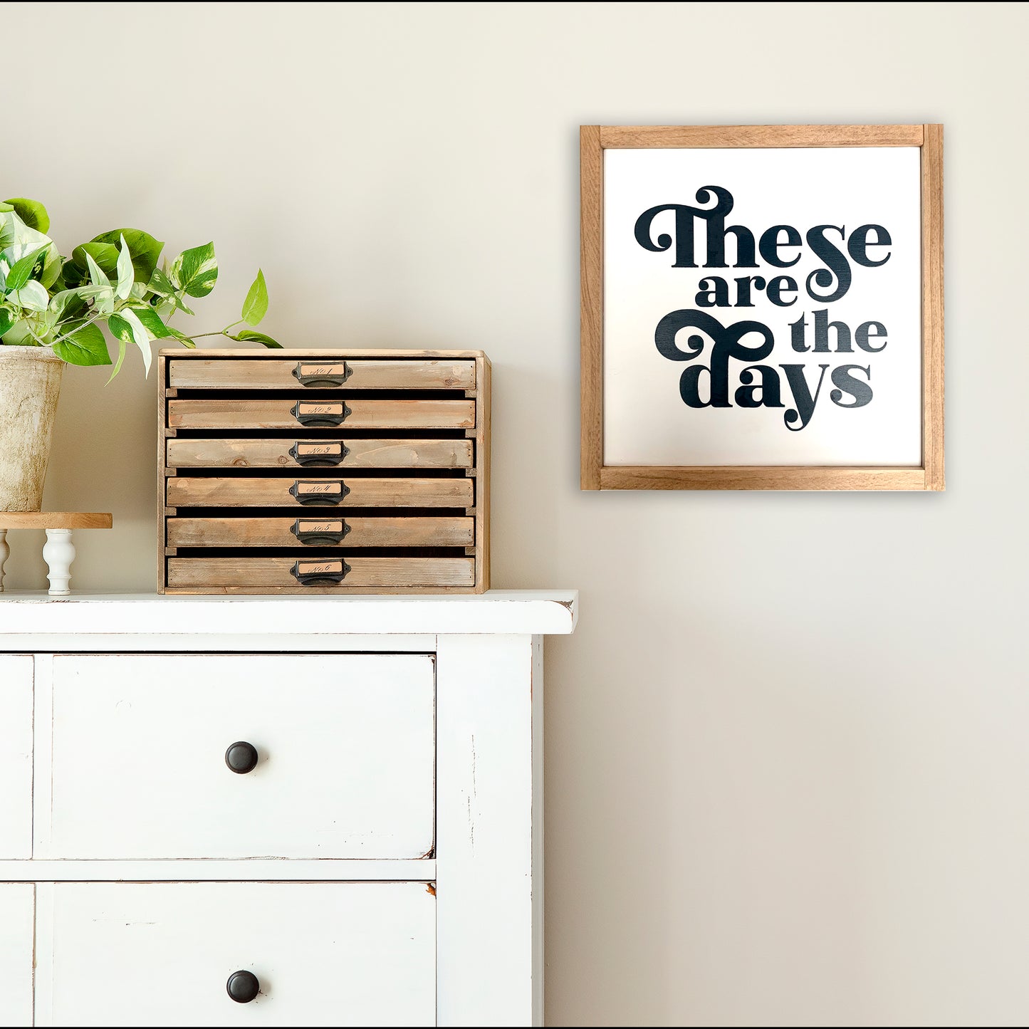 These Are the Days Wood Sign