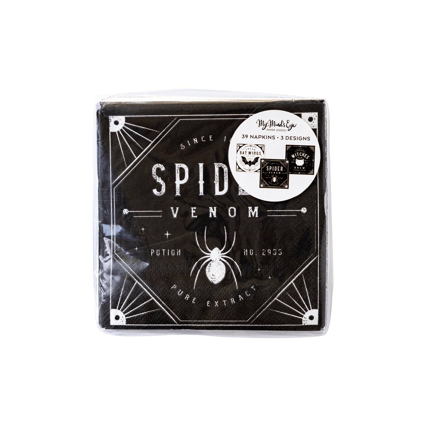 PLTS369N-MME - Vintage Label Paper Cocktail Napkin Set