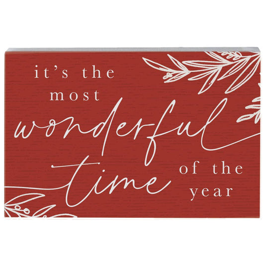 Wonderful Time Red - Small Talk Rectangle