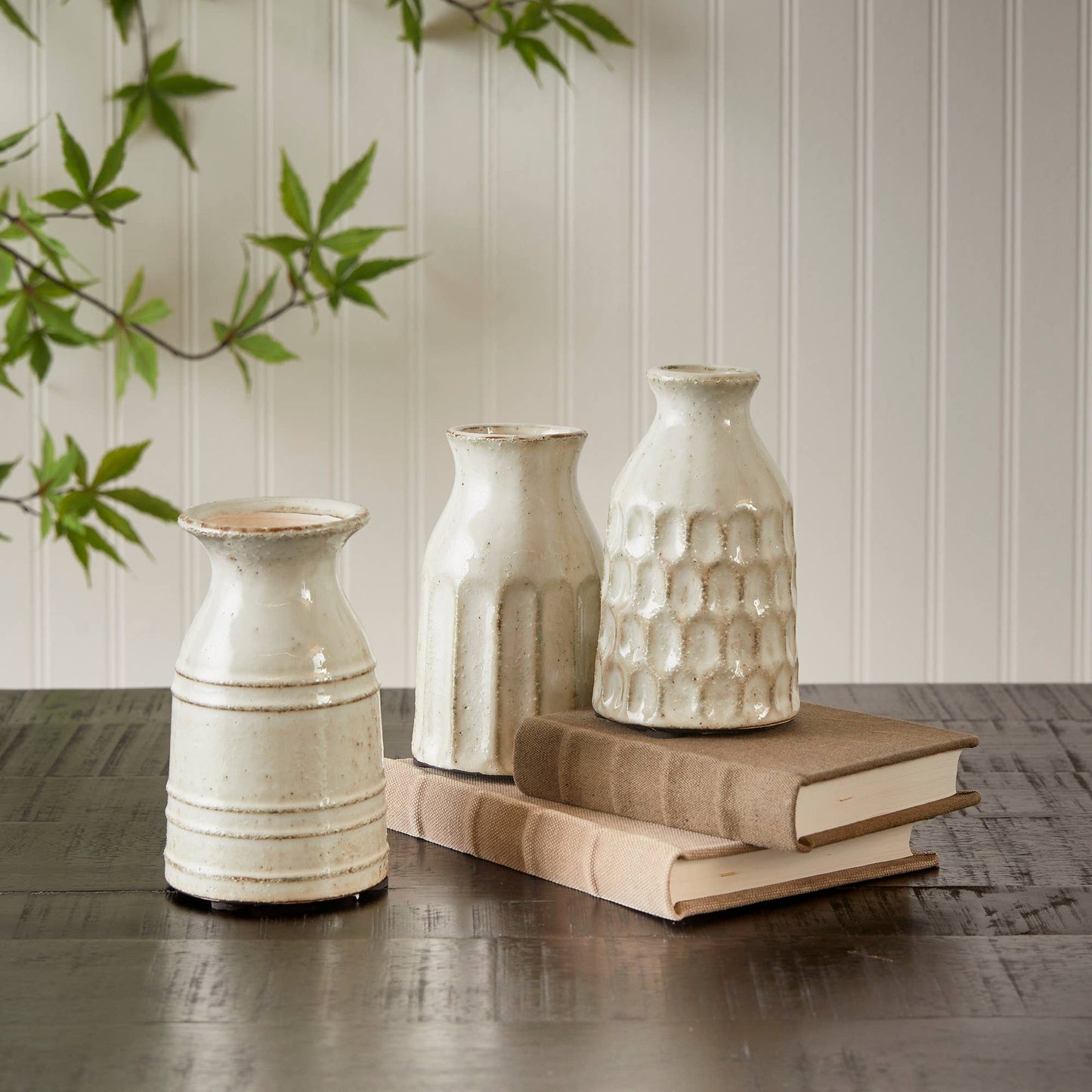 Jalena Vases - Ivory