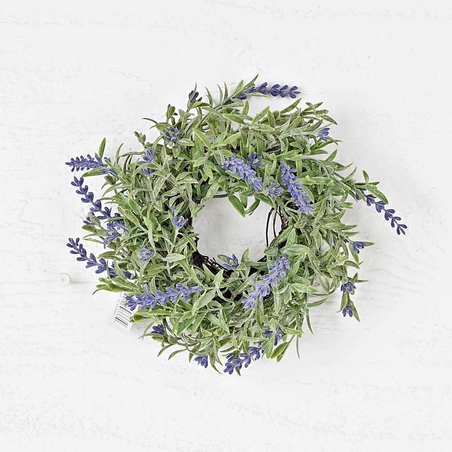 English Lavender Wreath 8"