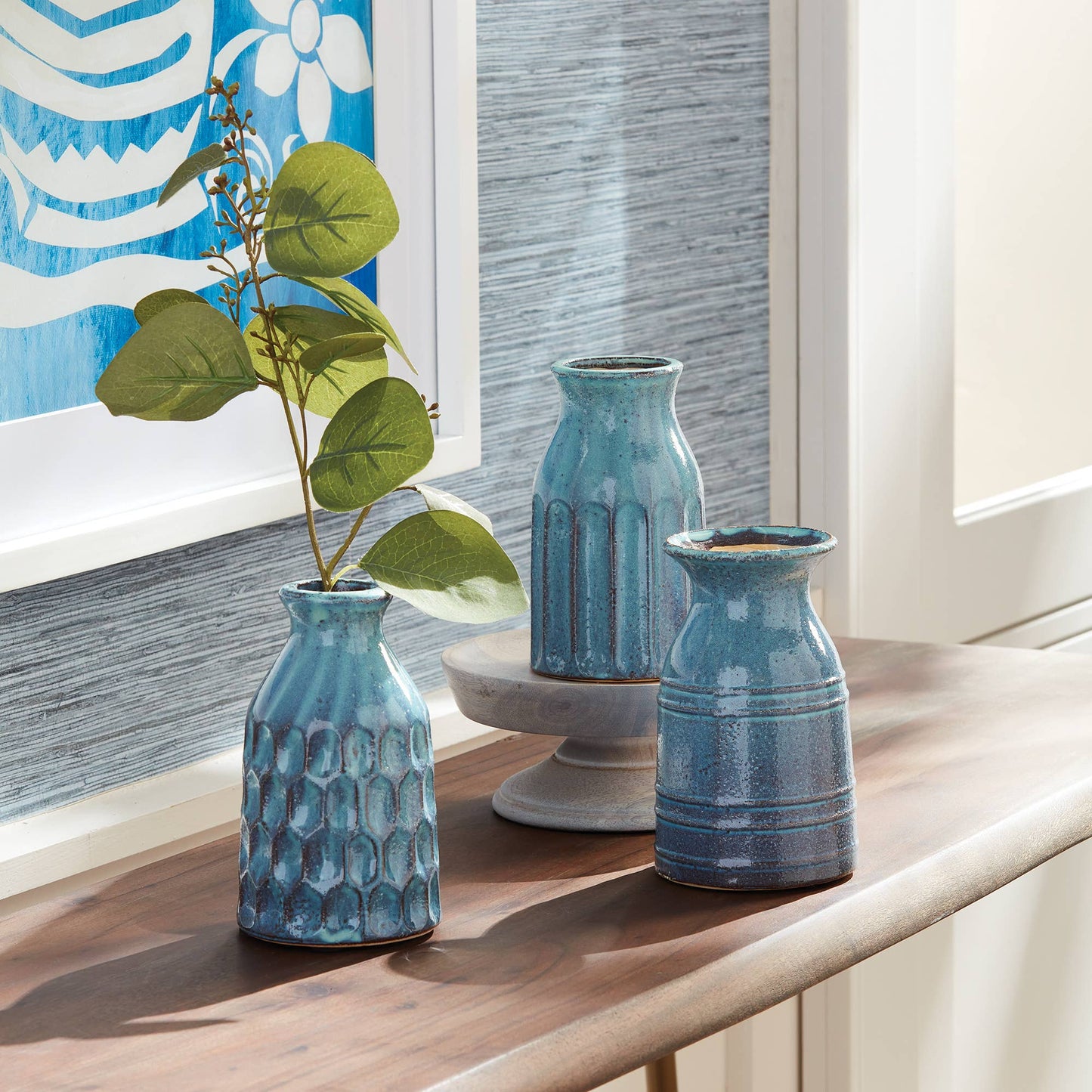 Jalena Vases - Blue