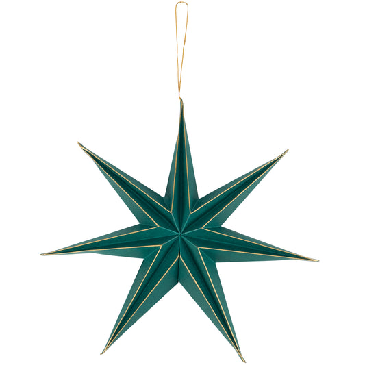 Green Fairy Star with Gold