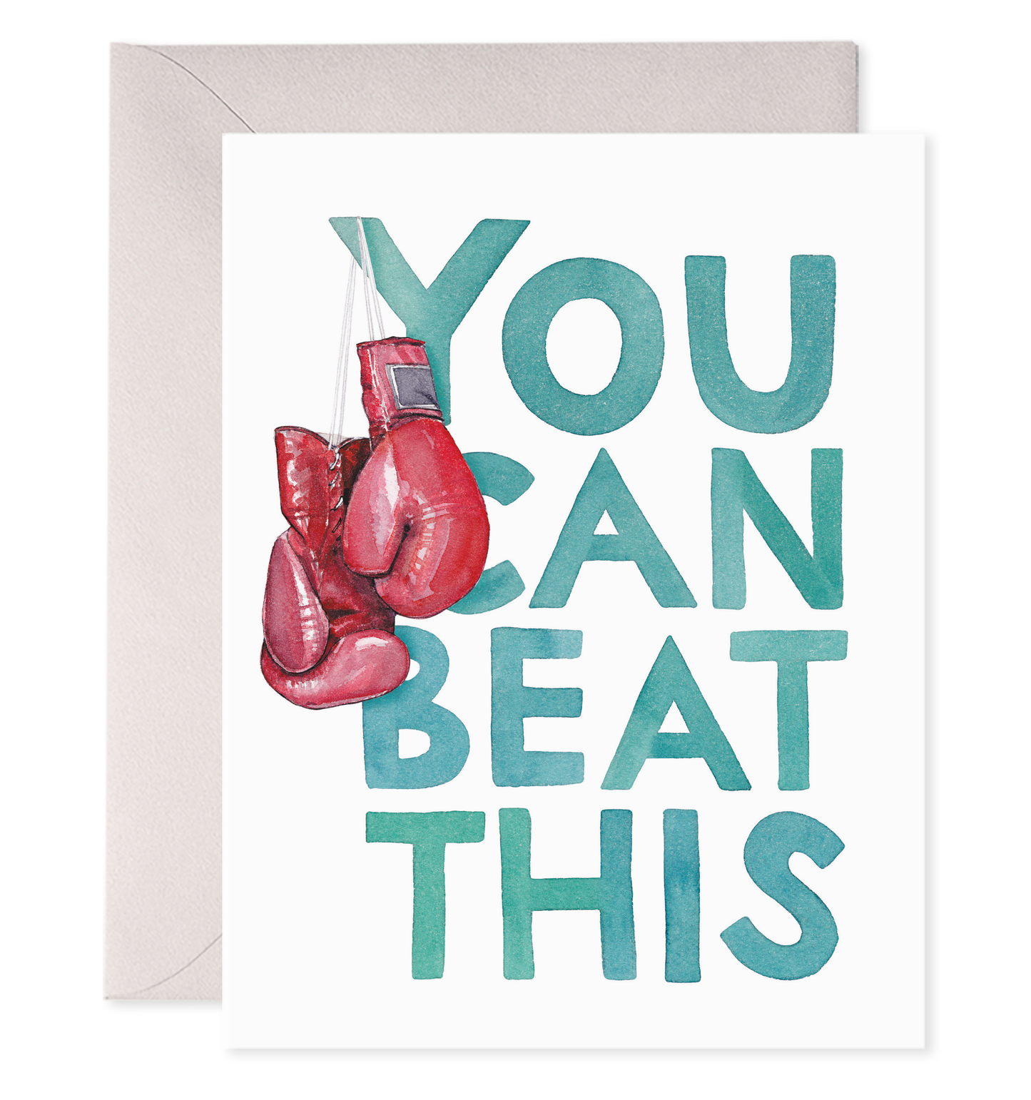 Boxing Gloves | Thinking of you Greeting Card